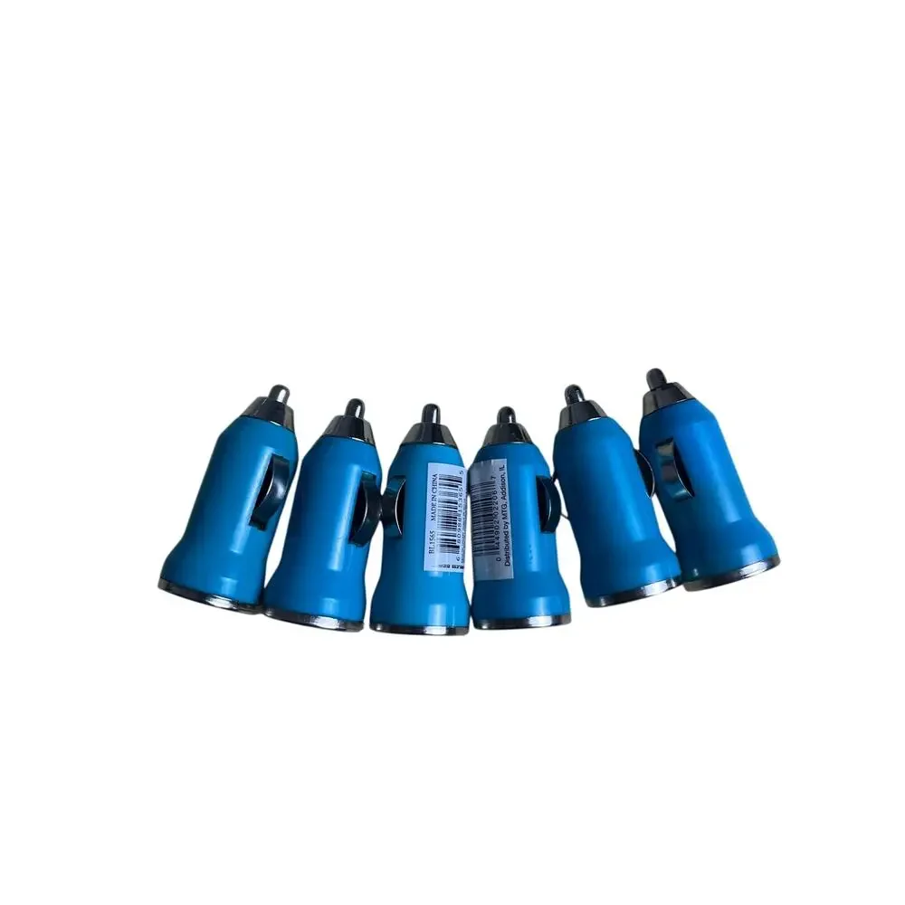 5 Bullet-Shaped USB Cigarette Lighter Car Charger